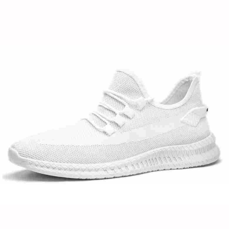 Giày Thể Thao Nam Vải Cao Cấp Êm Nhẹ May Vạch Trắng Bên Hông Designed Hàn Quốc - 3196 | BigBuy360 - bigbuy360.vn