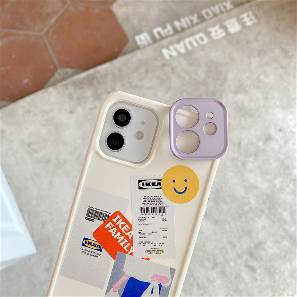 Ốp điện thoại bằng silicon mềm in hình nhãn dán cho iPhone 12pro max 12mini 11Pro Max XS Max XR SE 2020 7 8 Plus | BigBuy360 - bigbuy360.vn
