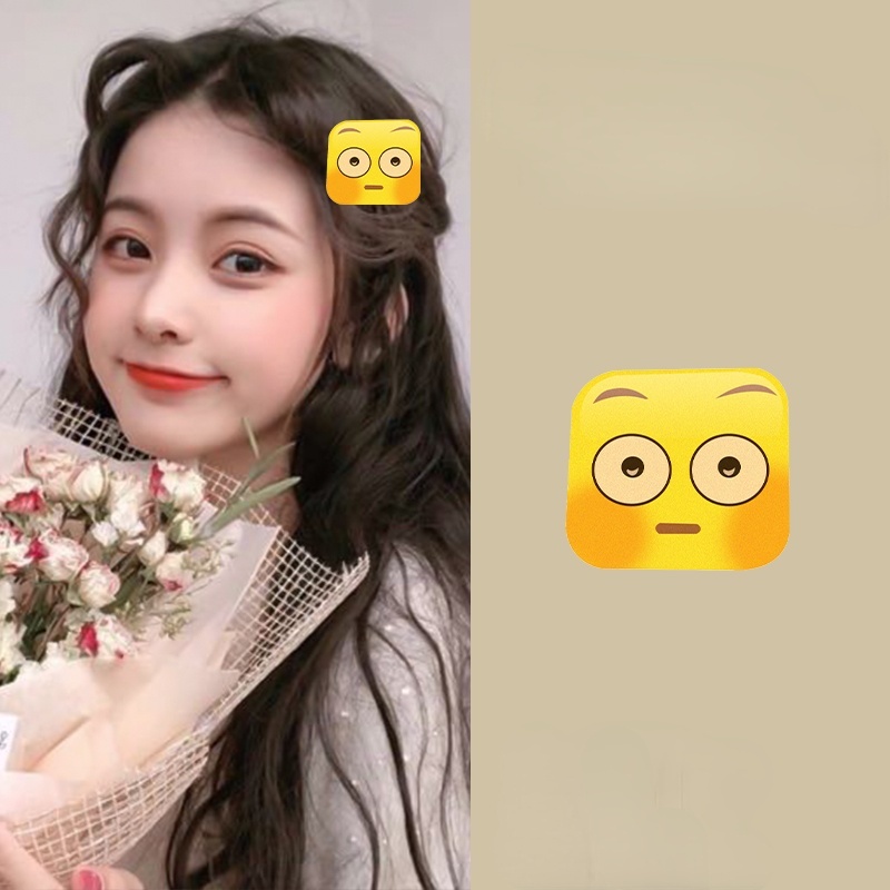 Kẹp tóc nhựa acrylic phong cách Hàn Quốc dễ thương