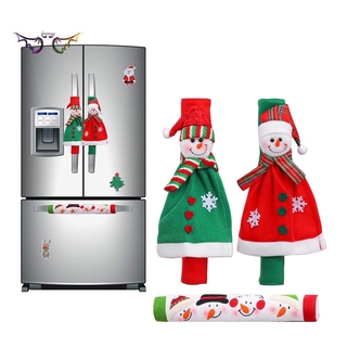 Set 3 Miếng Bọc Tay Cầm Tủ Lạnh Hình Người Tuyết Dễ Thương