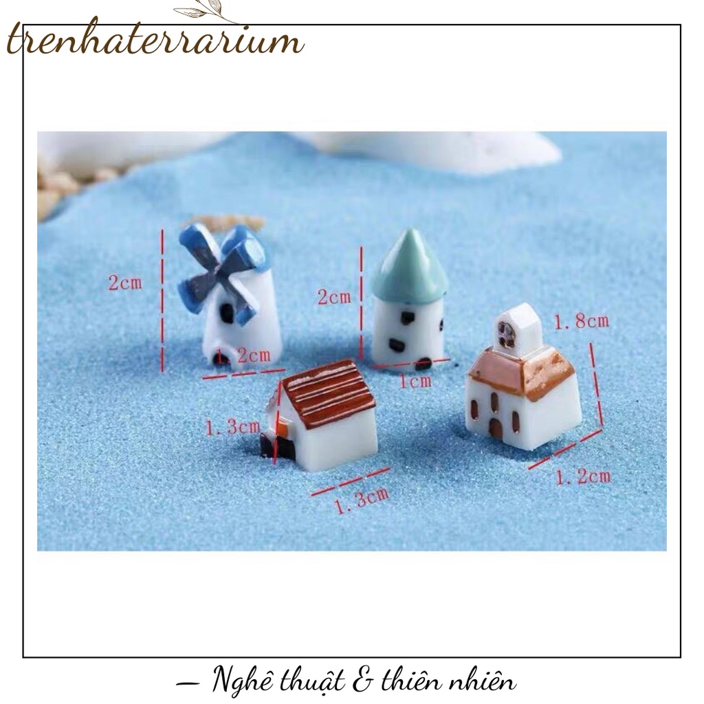 Tiểu cảnh nhà cảnh quan trang trí sen đá, mô hình, terrarium