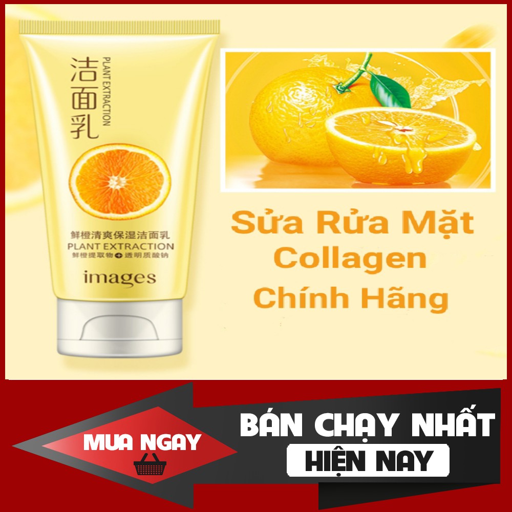 Sửa Rửa Mặt Kiêm Tẩy Da Chết Collagen Trái Cây (Cam Kết Chính Hãng)