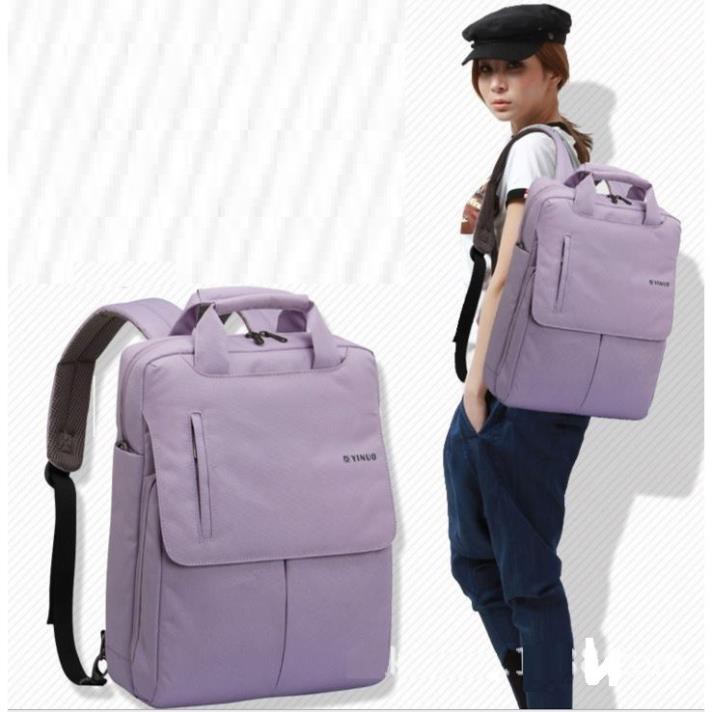 Balo kiêm túi đeo dọc cho Macbook - Laptop 13.3inch Yinuo ( nhiều màu ) [Freeship 10k]