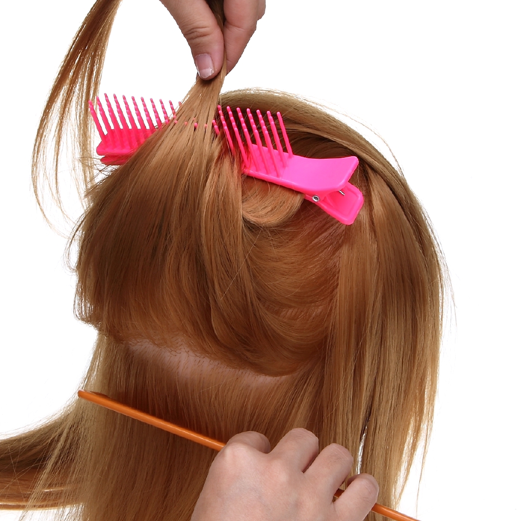 Monja Lược tích hợp kẹp tạo kiểu tóc chuyên nghiệp dành cho sử dụng tại nhà DIY
