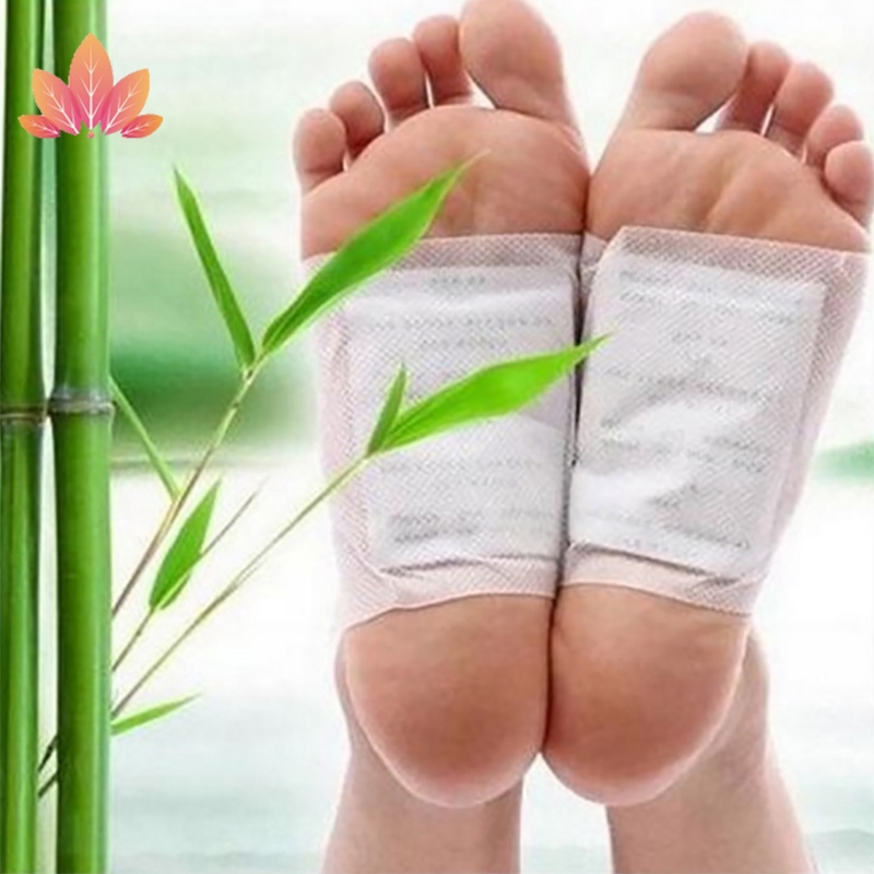 [Hàng mới về] Set 2 miếng dán lòng bàn chân thải độc tinh chất thảo mộc làm sạch và giảm cân