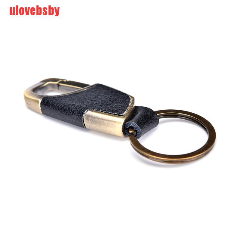 Móc Khóa Da Kim Loại Sáng Tạo Cho Nam