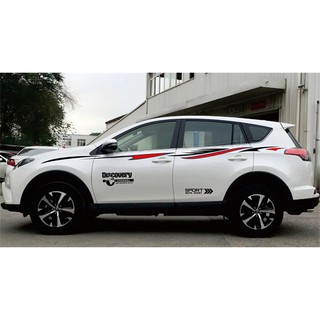 Tem xe ô tô thể thao TS037 (trắng đỏ)