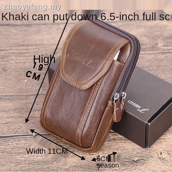 Túi Da Bò Đeo Hông 6.5 inch 5.5 inch Đựng Điện Thoại Tiện Dụng | BigBuy360 - bigbuy360.vn