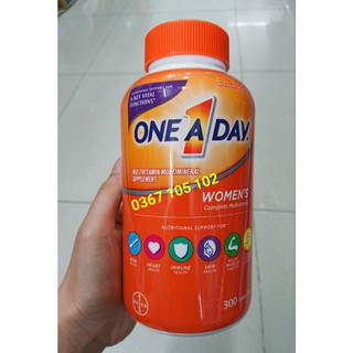 Viên One a day women’s Mulit vita , 300 viên, Mỹ