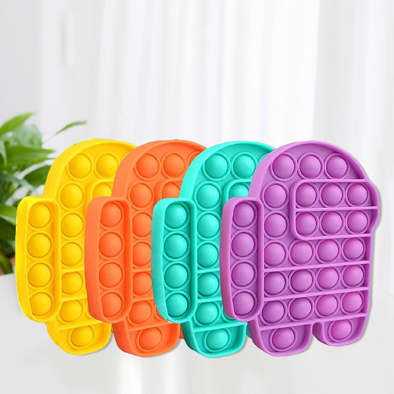 1 Đồ Chơi Bóp Bong Bóng Mềm Không BPA