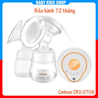 Máy hút sữa điện đôi Cmbear 9 cấp độ hút có matxa BH 12 tháng