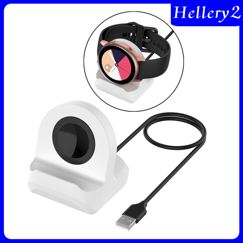 [HELLERY2] Wireless Charging Dock Charger Cable for   Galaxy 3 41mm/45mm White