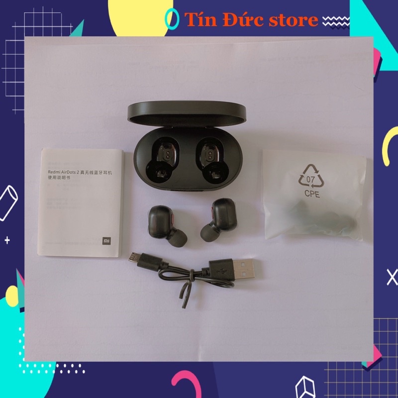 Tai nghe Bluetooth True Wireless Redmi Airdots 2 chính hãng XIAOMI bảng Quốc Tế | BigBuy360 - bigbuy360.vn