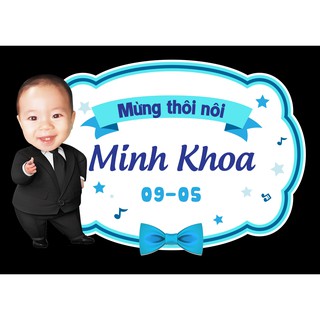 Bảng tên sinh nhật bé trai