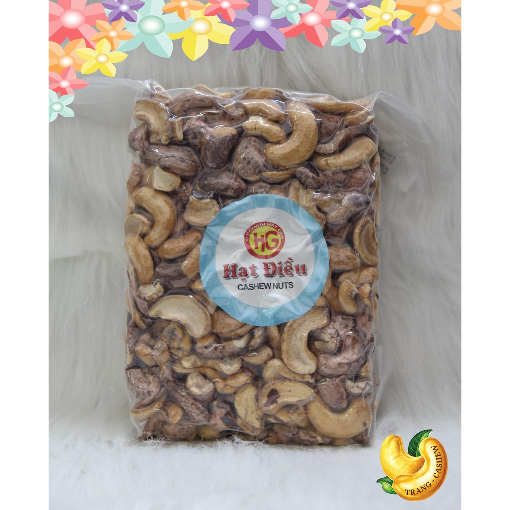 [GIÁ SỈ] 500gr hạt điều rang muối vỏ lụa loại vỡ - ÉP CHÂN KHÔNG (EP500) | BigBuy360 - bigbuy360.vn