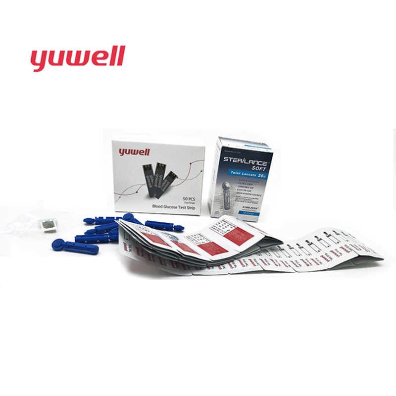 Que thử đường huyết Yuwell 710 (50 que + 50 kim)