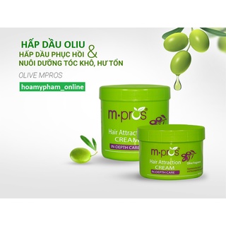 Kem Hấp Dầu Dưỡng Tóc Tinh Chất Oliu M.PROS 500ml