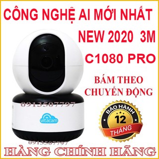 CAMERA TRONG NHÀ VITACAM C1080 PRO - 3.M - CÔNG NGHỆ AI MỚI NHẤT NĂM 2020