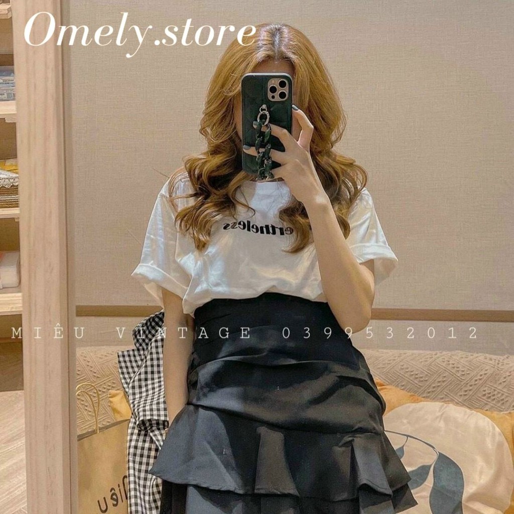 Set 3 Món Gồm Áo Khoác Kẻ và Áo Phồng Trắng Kèm Chân Váy Tầng Đen Siêu Xinh Tiết Kiệm Cho Nữ | BigBuy360 - bigbuy360.vn