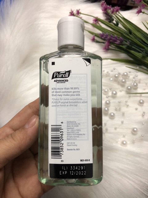 ❤️ [Hàng Mỹ, Có Sẵn] Gel rửa tay khô diệt khuẩn Purell Advanced 118ml Mỹ, gel đậm đặc ít hao, chuẩn xịn, bill đầy đủ | BigBuy360 - bigbuy360.vn
