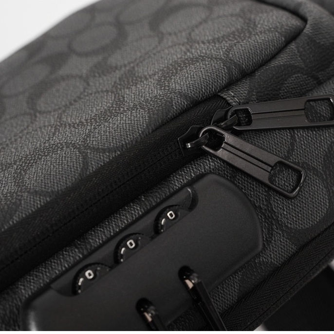 Túi Đeo Chéo Nam Nữ Đa Chức Năng 💥 FREESHIP 💥 Túi Đeo Chéo Da PU Tích Hợp Sạc USB, Mã Khóa Chống Trộm, Chống Nước