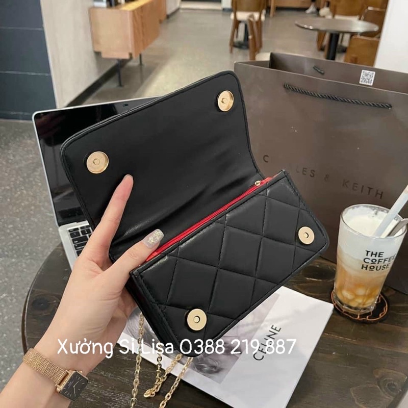 Túi Đeo Chéo Đeo Vai Trần Ô To Logo Chữ Nổi - MS129