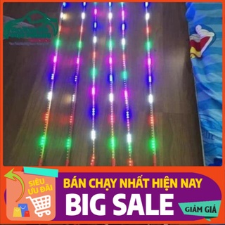 Râu ăng ten,Cần ăng ten trang trí cho xe đầu kéo,xe tải, 12V 24V nháy đuổi , kẹp vè,chống nước dài 100cm