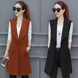 Áo khoác vest form dài