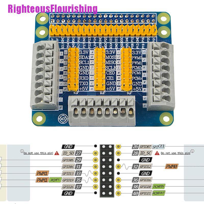 Bảng Mạch Mở Rộng Gpio Dành Cho Robot Tự Lắp Ráp Raspberry Pi 4b / 3b + / 3b