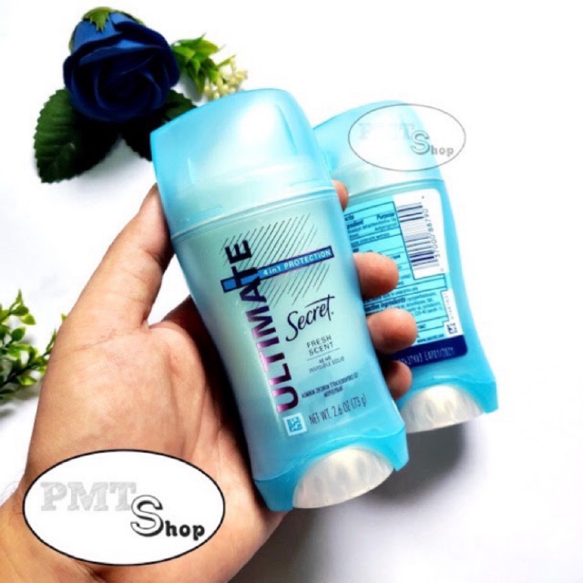 [USA] Lăn sáp khử mùi nữ Secret 73g Powder Fresh | Ultimate 4in1 | Paris Rose Invisible solid ngăn mồ hôi - Mỹ | BigBuy360 - bigbuy360.vn