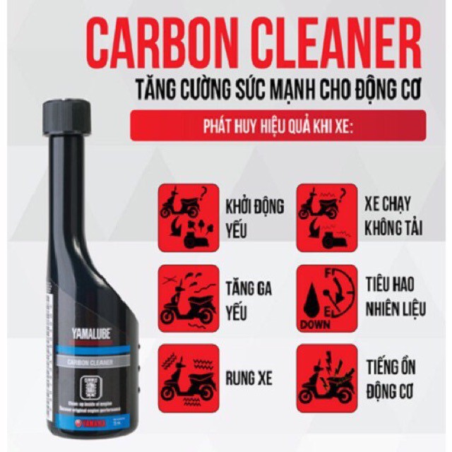 Dung dịch vệ sinh buồng đốt Yamaha Carbon cleaner