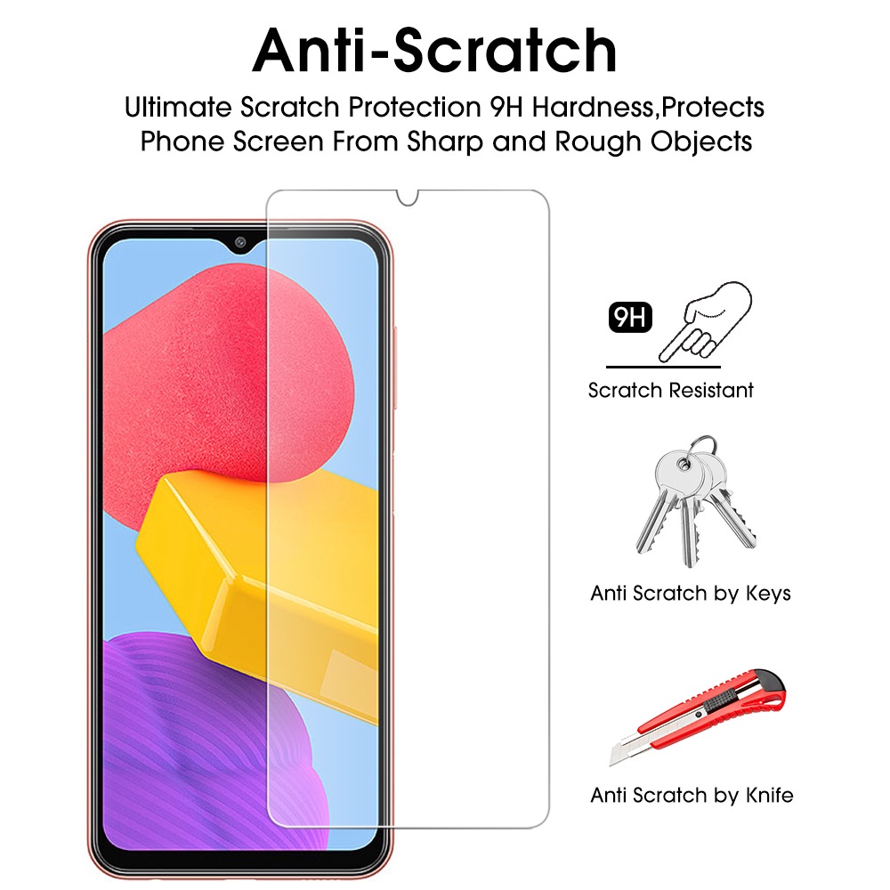 Kính Cường Lực Trong Suốt Chống Bám Vân Tay Cho Samsung Galaxy M13