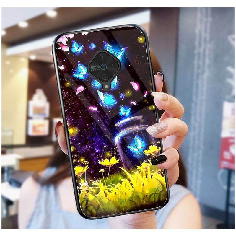 Ốp Lưng VIVO S1 PRO, S1  mặt kính cường lực cao cấp