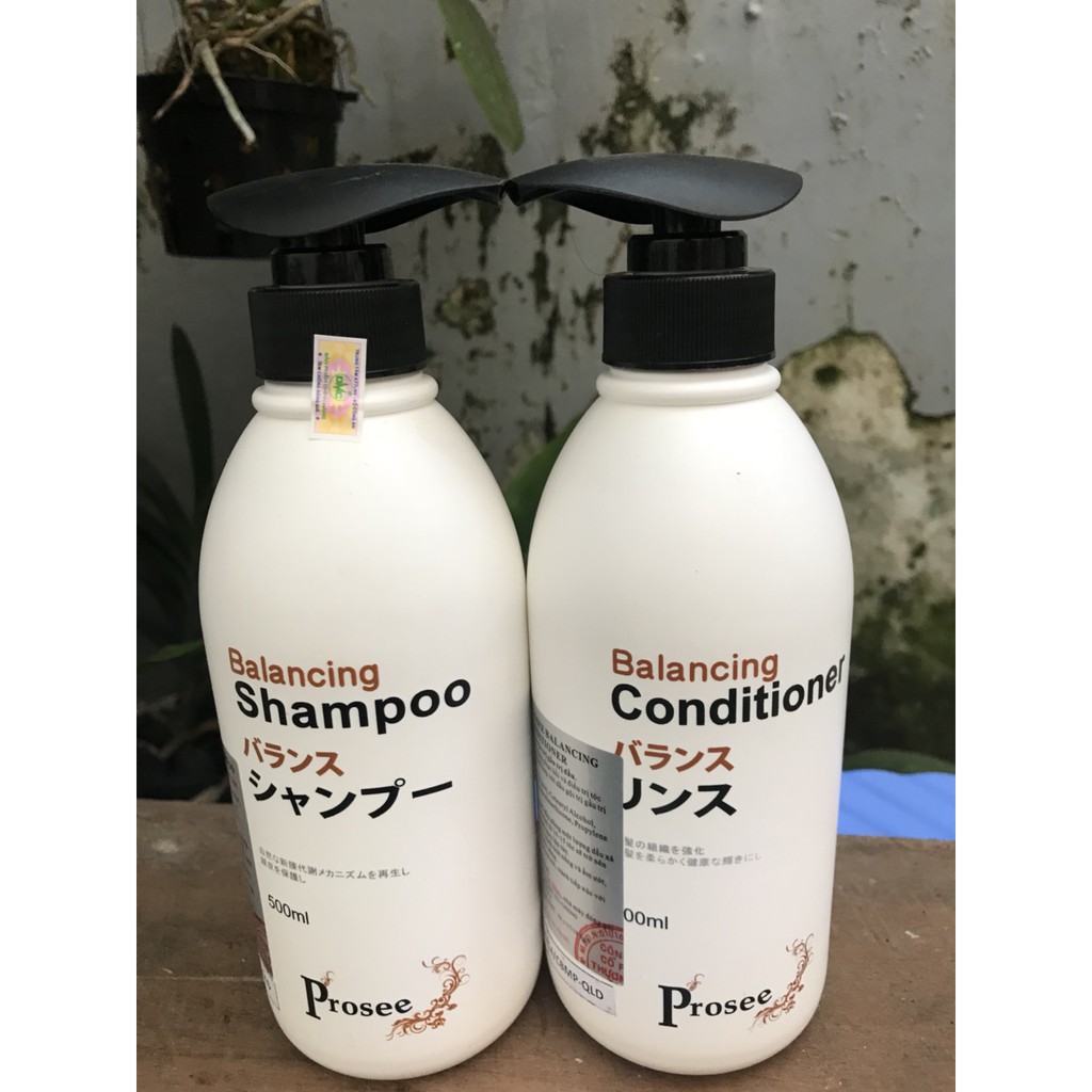 🌼Chính hãng 🌺 Cặp gội xả dành cho tóc gàu, dầu, nhanh bết, và hay rụng tóc Prosee Balancing AS13/AC13 500mlx2 | BigBuy360 - bigbuy360.vn