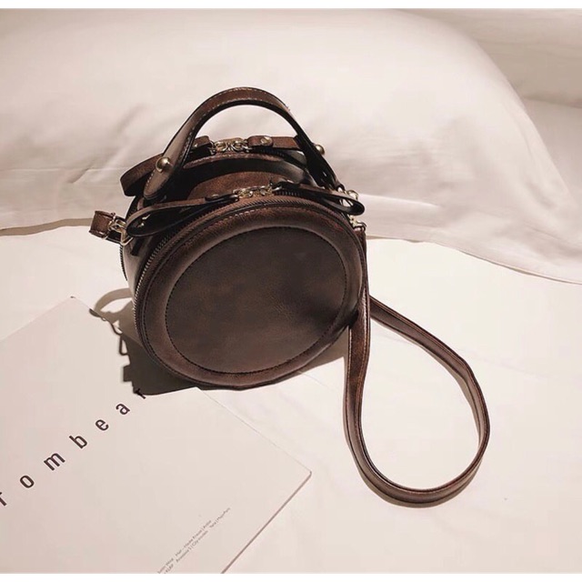 Túi xách retro tròn