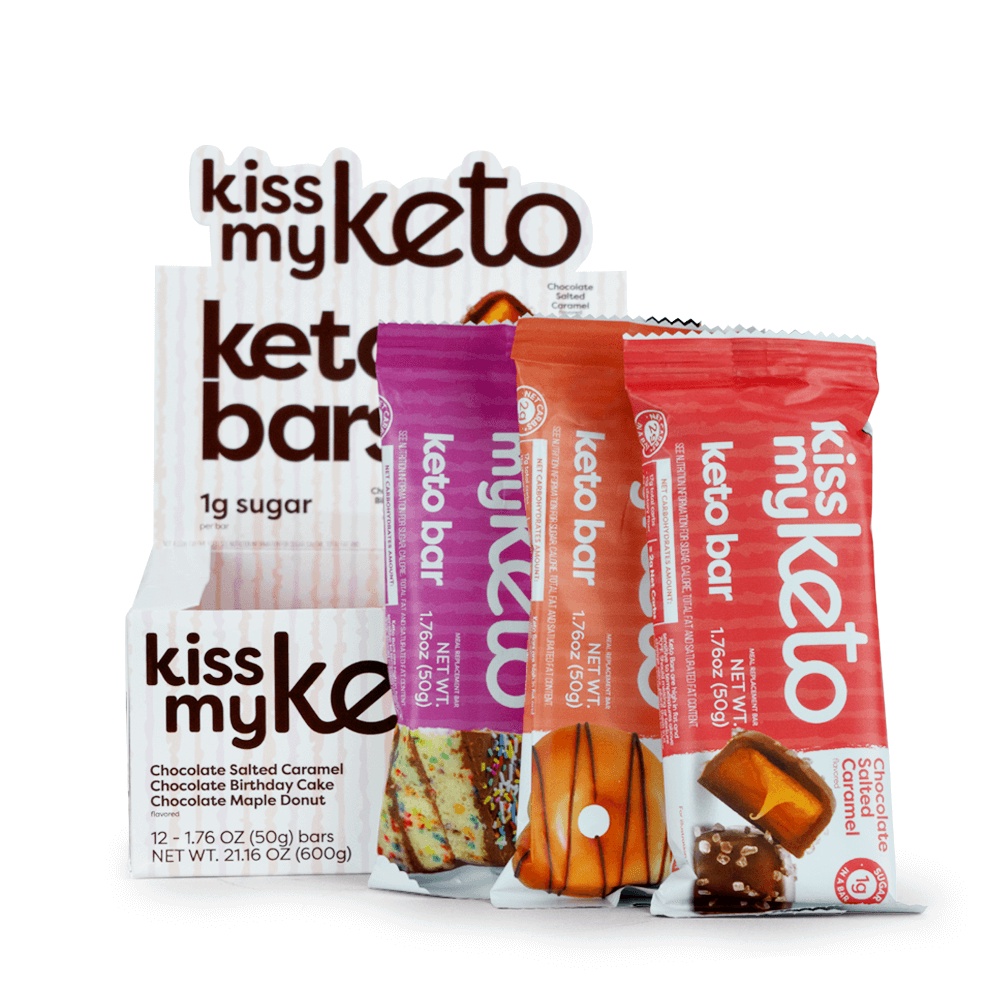 [USA Keto Bar] Thanh Keto giảm cân Kiss my Keto - Gluten Free / Grain Free / Keto / Lowcarb / Soy Free / Non GMO