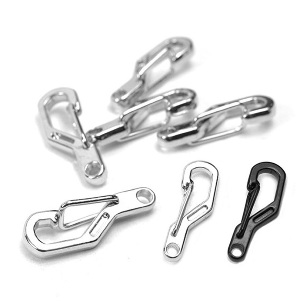 Set 4/8 Móc Khóa Chữ D Bằng Hợp Kim Nhôm Chất Lượng Cao