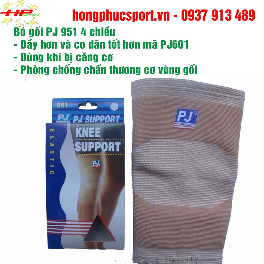 Bó gối thể thao cho bóng chuyền, bóng đá các mã pj 601, PJ 901, PJ 967, PJ758A cao cấp chính hãng
