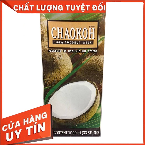 Cốt Dừa Thái Lan Chaokoh - Wonderfarm Hộp 1L - Lon 400ML - Giá Tốt Nhất Ưu Đãi Chủ Quán