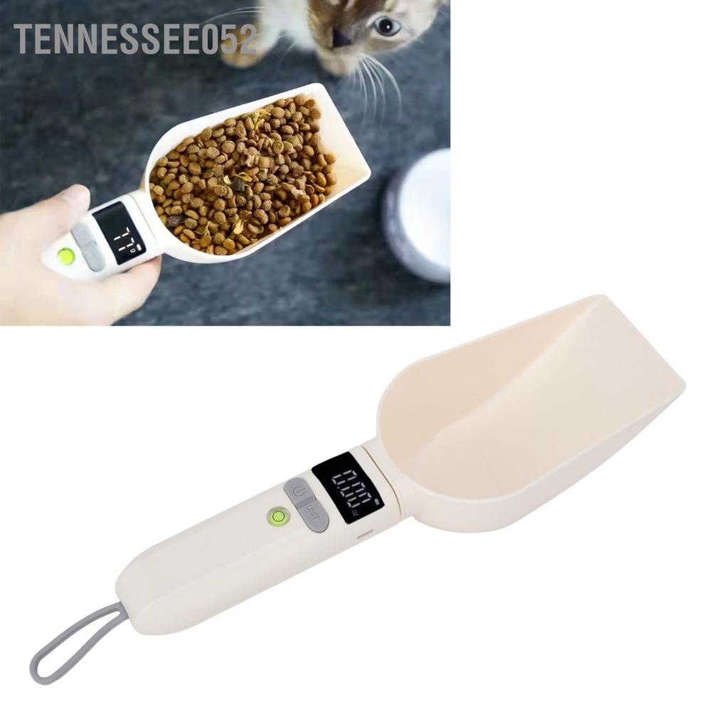 Tennessee052 Pet Weighing Spoon Food Grade High Accuracy Detachable Digital Scale for