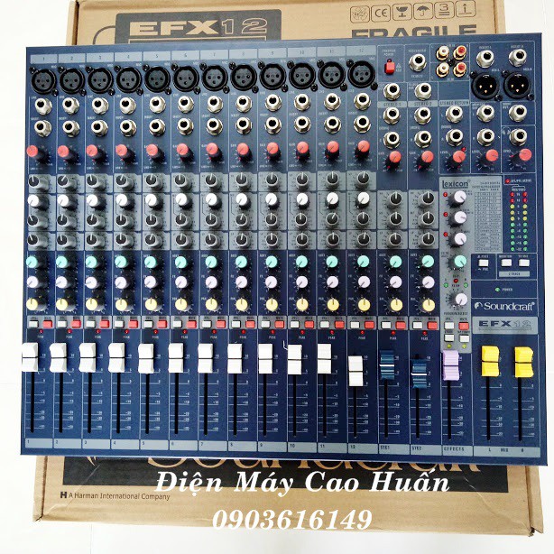 Mixer Soundcraft EFX12