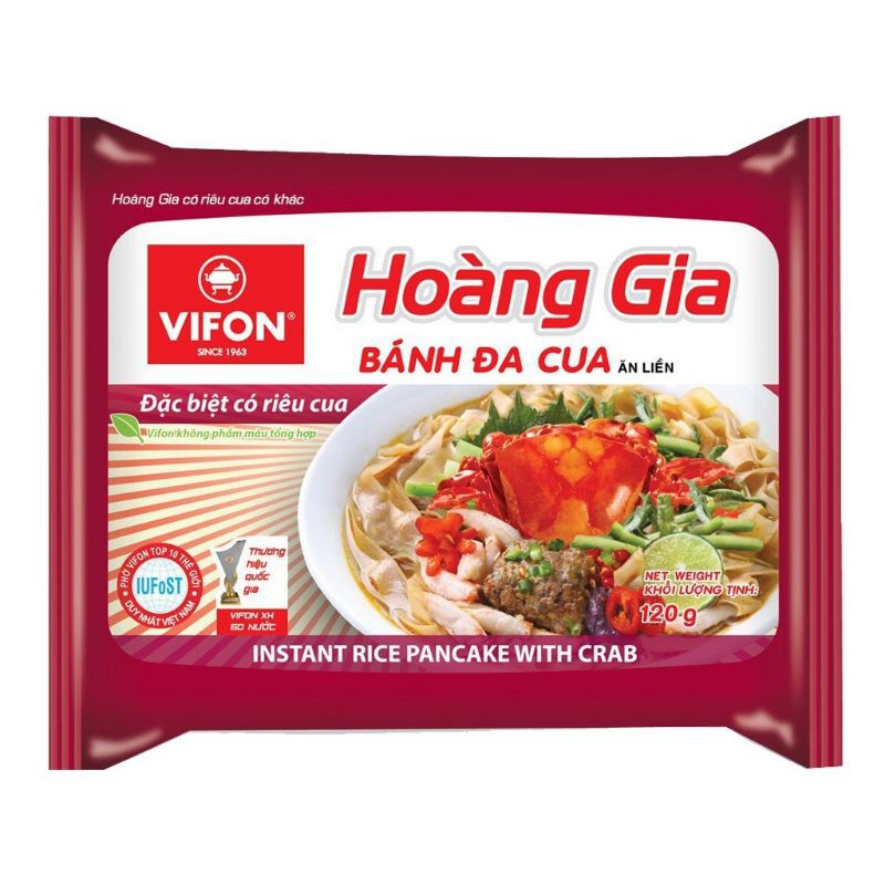 ⚡Hàng mới về⚡ Thùng 18 gói Bánh đa Cua Hoàng Gia có Gói thịt thật | BigBuy360 - bigbuy360.vn