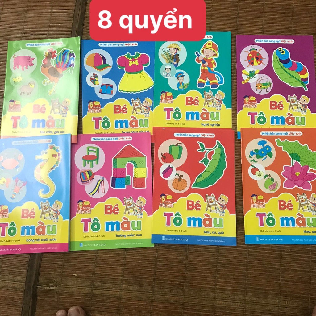 Hộp Màu Tập Tô Vẽ 150ct Chi Tiết Dành Cho Bé