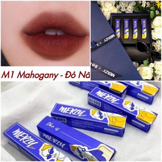 SON Merzy Blue Tint Version Girl Vỏ Xanh Đỏ Nâu Trầm (M1)