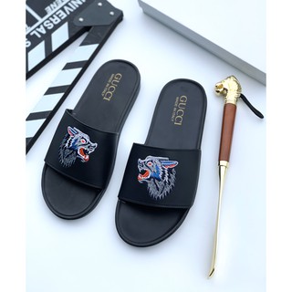 (HOT HÈ 2020) Dép Quai Ngang Nam Mác Sói Xanh Đế Hộp Loại Xịn