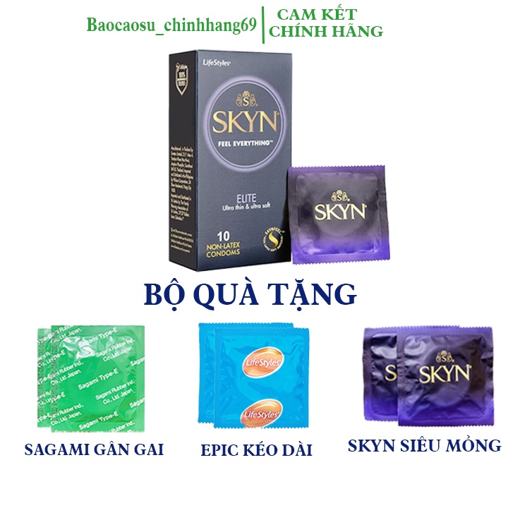 Siêu mỏng Siêu mềm Tăng cảm giác chân thật 10 bao