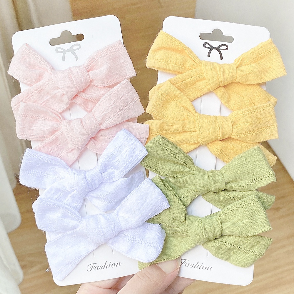 Set 4 kẹp tóc hình nơ KIDSBOWS dễ thương cho bé gái