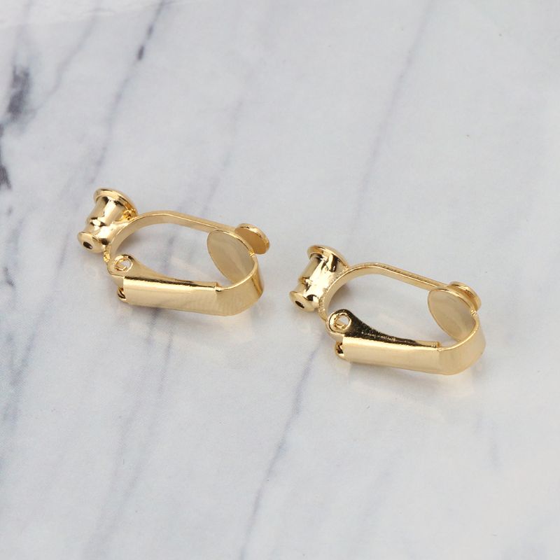 Seng Set 2 Đầu Kẹp Chuyển Đổi Bông Tai Dạng Vòng Mở Dễ Dàng Làm Khuyên Tai DIY Và Tắt Bất Kỳ Đinh Tán Hoặc