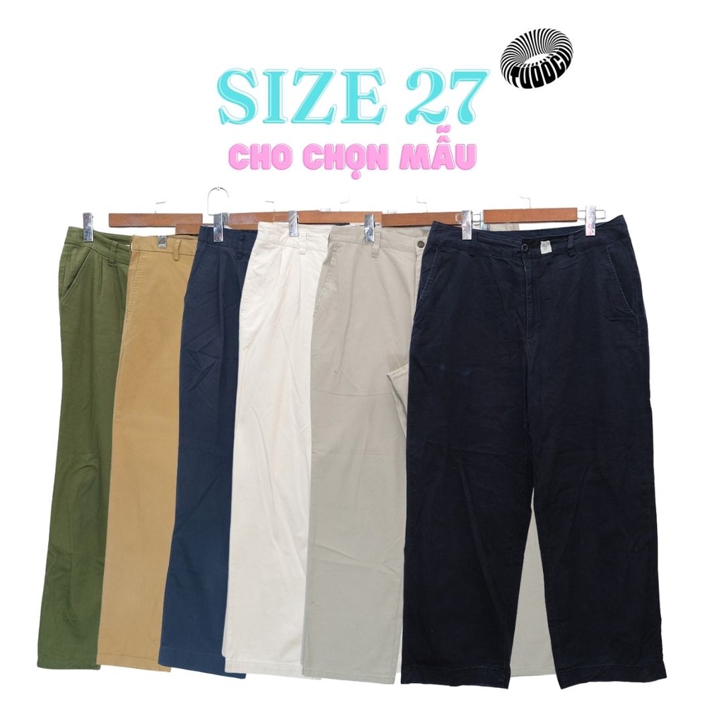 QUẦN DÀI KAKI NAM NỮ SECONDHAND - Được Lựa Mẫu ( Quần Kaki Thô Nam, Kaki Nam Ống Suông)