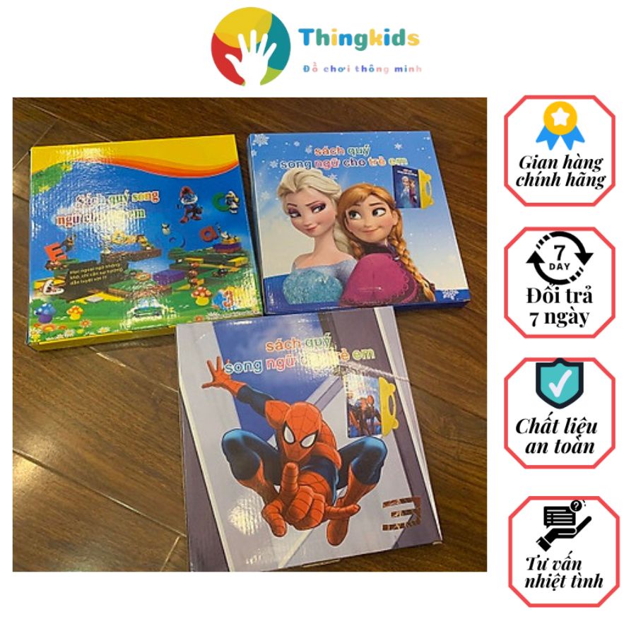 Sách Nói Điện Tử Song Ngữ Anh- Việt Cho Bé Từ 1- 7 Tuổi - Thingkdis